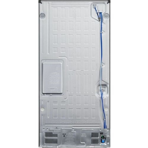 LG - 25 CF Standard Depth Max French Door with Dual Handle, 33 Wide, Dual Ice - LF25H6330S