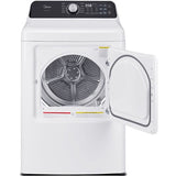 Midea - 7.0 CF Electric Dryer, Sensor Dry - MLTE45N4BWW