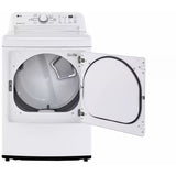 LG - 4.3 CF Top Load Washer (WT7005CW) & 7.3 Electric Dryer (DLE7000W) - WT7005CW-E-KIT