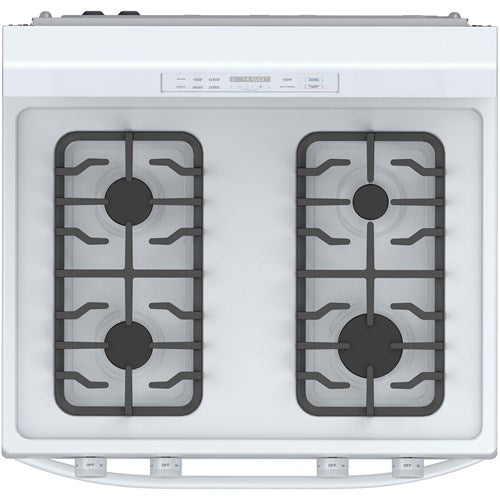 Midea - 30" Gas Range with Steam Clean - MGR30S2AWW