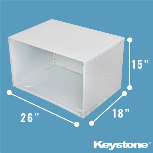 Keystone 26 In. Wall Sleeve for Through-the-Wall Air Conditioners
