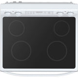 Midea - 30" Electric Range with Steam Clean - MER30S2AWW