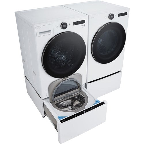 LG - 4.5 CF Front Load Washer (WM5500HWA) & 7.4 CF Gas Dryer (DLGX5501W) - WM5500HWA-G-KIT