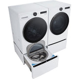LG - 4.5 CF Front Load Washer (WM5500HWA) & 7.4 CF Gas Dryer (DLGX5501W) - WM5500HWA-G-KIT