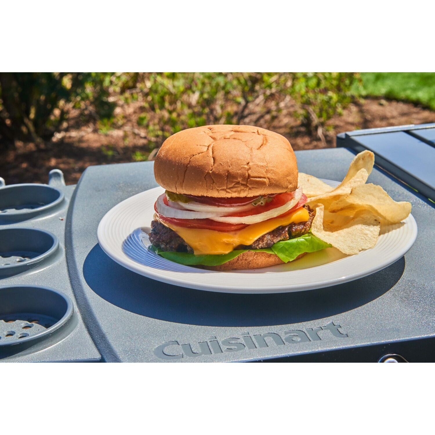 Cuisinart Grill - Smashed Burger Kit, Incl. Smasher, Flipper, Seasoning Shaker, Papers - CSBK-400
