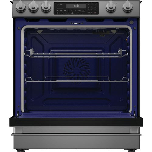 Sharp - 6.3 CF / 30" Electric Slide-In Range, Convection, AirFry - SSR3065JS