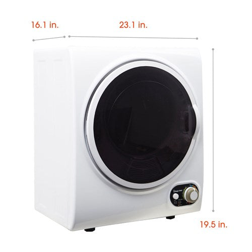 Magic Chef - 1.5 Cu Ft Compact Dryer - MCSDRY15W