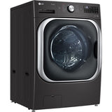 LG - 5.2 CF Mega Capacity Front Load Washer with TurboWash, Steam, AIDD, WIFI - WM8900HBA