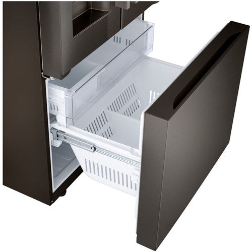 LG - 25 CF Standard Depth Max French Door with Dual Handle, 33 Wide, Dual Ice - LF25H6330D
