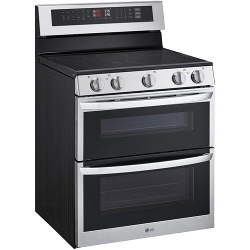LG - 7.3 CF / 30" Double Electric Range, ProBake Convection, Air Sious Vide - LDEL7324SE