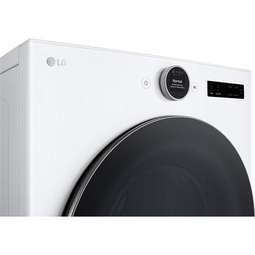 LG - 7.4 CF Ultra Large Capacity Electric Dryer w/ Sensor Dry and TurboSteam - DLEX5500W