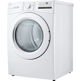 LG - 7.4 CF Gas Dryer - DLG3401W