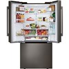 LG - 25 CF Standard Depth Max French Door with Dual Handle, 33 Wide, Dual Ice - LF25H6330D
