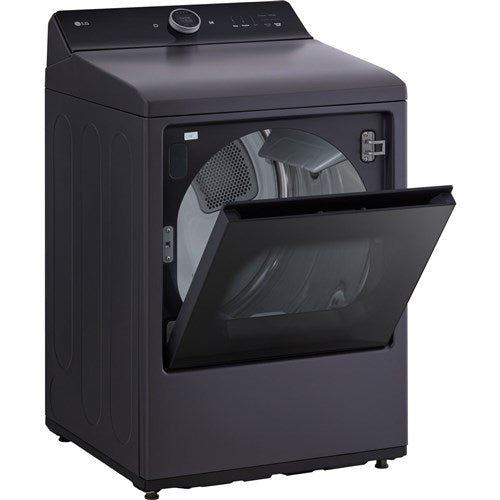 LG - 7.3 CF Gas Dryer, LCD Digital Dial Control, Wi-Fi, Easy Load, Steam - DLGX8601BE