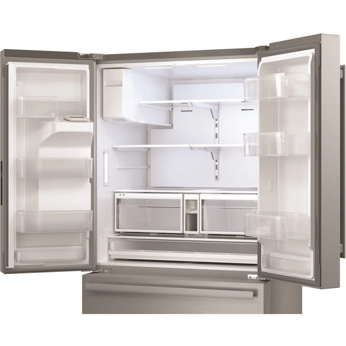 Sharp - 28.9 CF French Door, Dispenser - SJF2955KS