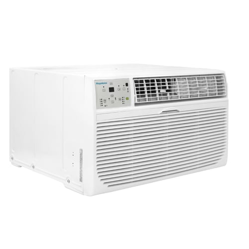 Keystone - 12,000 BTU 230V Through-the-Wall Air Conditioner with 10,600 BTU Supplemental Heat Capability - KSTAT12-2HD