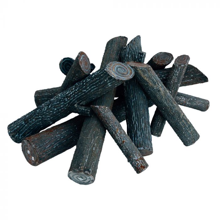 Firegear - Pro Series Ironwood Steel 14-Piece Log Set - L-IW-LG