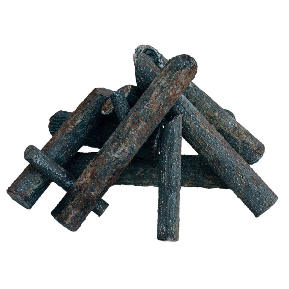 Firegear - Pro Series Ironwood Steel 11-Piece Log Set - L-IW-MED