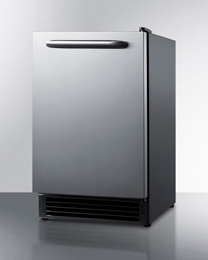 Summit - 15 lb. Drain-Free Built-In Icemaker - BIM26