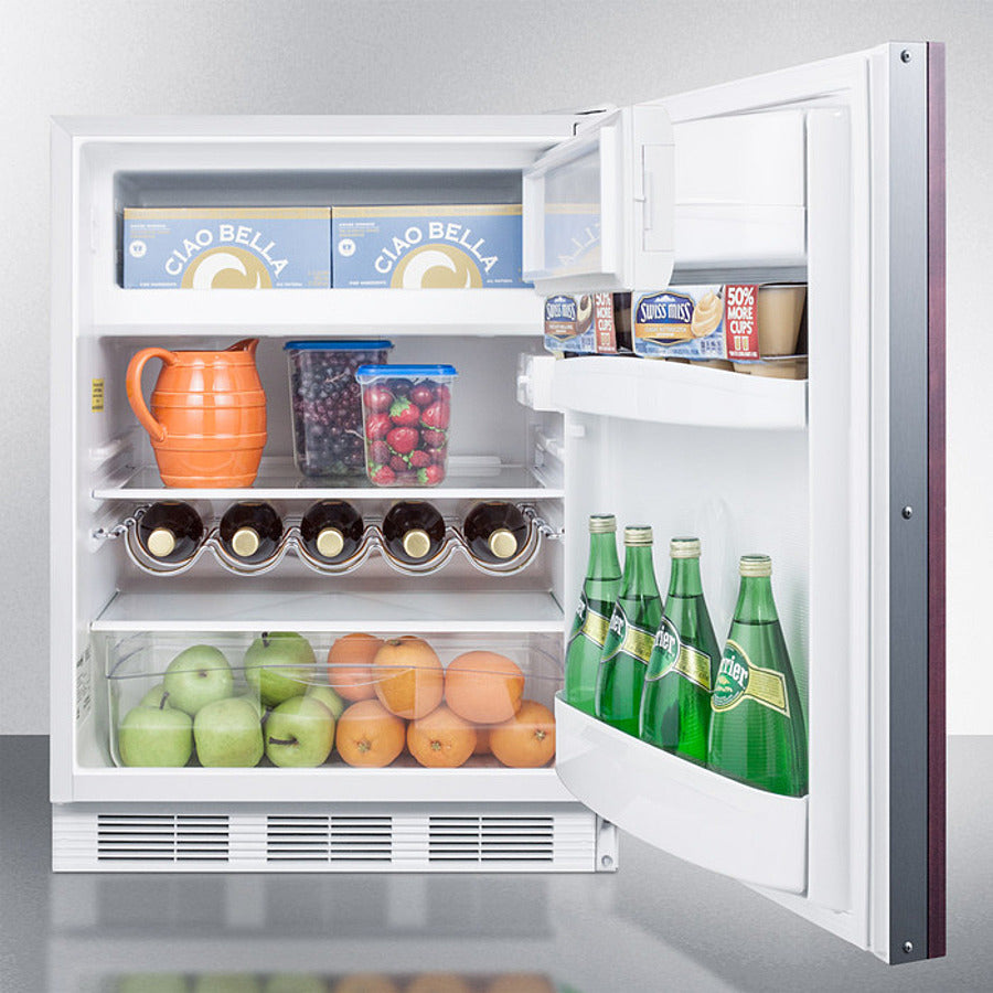 Summit - 24" Wide Built-In Refrigerator-Freezer | CT661WBIIF