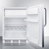Summit - 24" Wide Built-In Refrigerator-Freezer | CT661WBISSTB