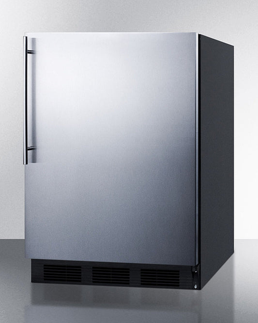 Summit - 24" Wide Built-In Refrigerator-Freezer | CT663BKBISSHV
