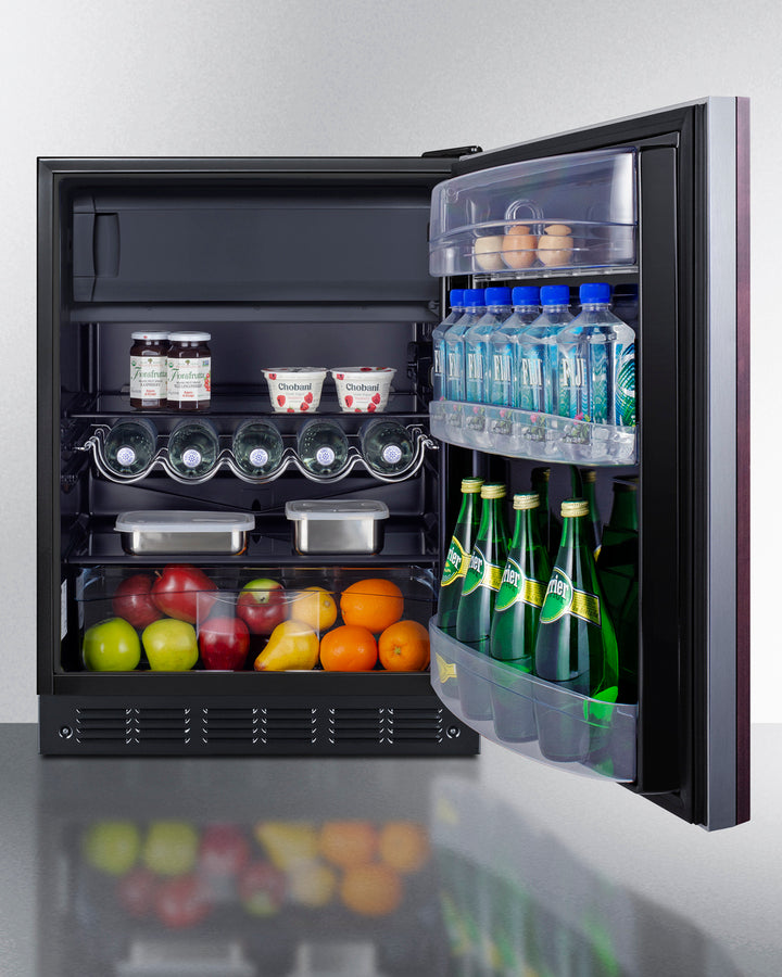 24" Wide Refrigerator-Freezer, ADA Compliant (Panel Not Included) | CT66BK2SSIFADA