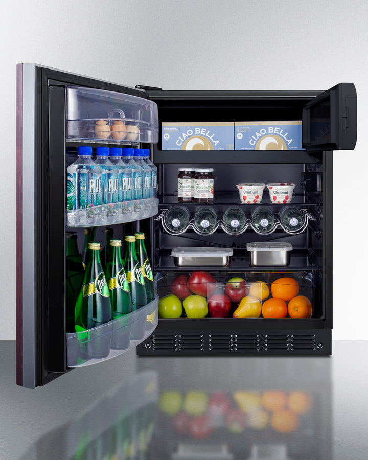 24" Wide Refrigerator-Freezer, ADA Compliant (Panel Not Included) | CT66BK2SSIFADALHD