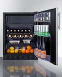 24" Wide Refrigerator-Freezer, ADA Compliant | CT66BK2SSADA