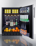 24" Wide All-Refrigerator, ADA Compliant | FF6BK2SSADA