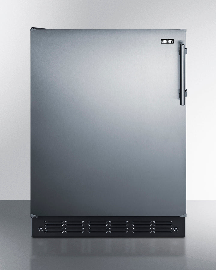 Summit - 24" Wide All-Refrigerator | FF708BL7SSLHD