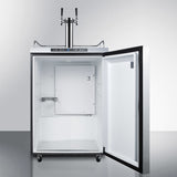 Summit 25.5" x 17" x 19" Stainless Steel White Compact All-Refrigerator - 2.5 Cu. Ft, 115 Volts | FF31L7SS