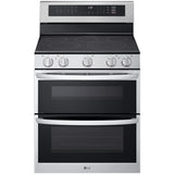 LG - 7.3 CF / 30" Double Electric Range, ProBake Convection, Air Sious Vide - LDEL7324SE