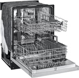 LG - 24" Front Control Dishwasher, 52 dBA, AutoLeak Protection, Dynamic Dry - LDFC2423V