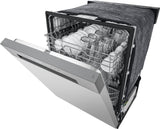 LG - 24" Front Control Dishwasher, 52 dBA, AutoLeak Protection, Dynamic Dry - LDFC2423B