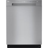 LG - 24" Front Control Dishwasher, 52 dBA, AutoLeak Protection, Dynamic Dry - LDFC2423V