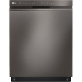 LG - 24" Front Control Dishwasher, 48 dBA, QuadWash, EasyRack Plus, 3rd Rack - LDFN4542D