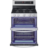 LG - 6.9 CF / 30" Double Gas Range, ProBake Convection, Air Sious Vide - LDGL6924S