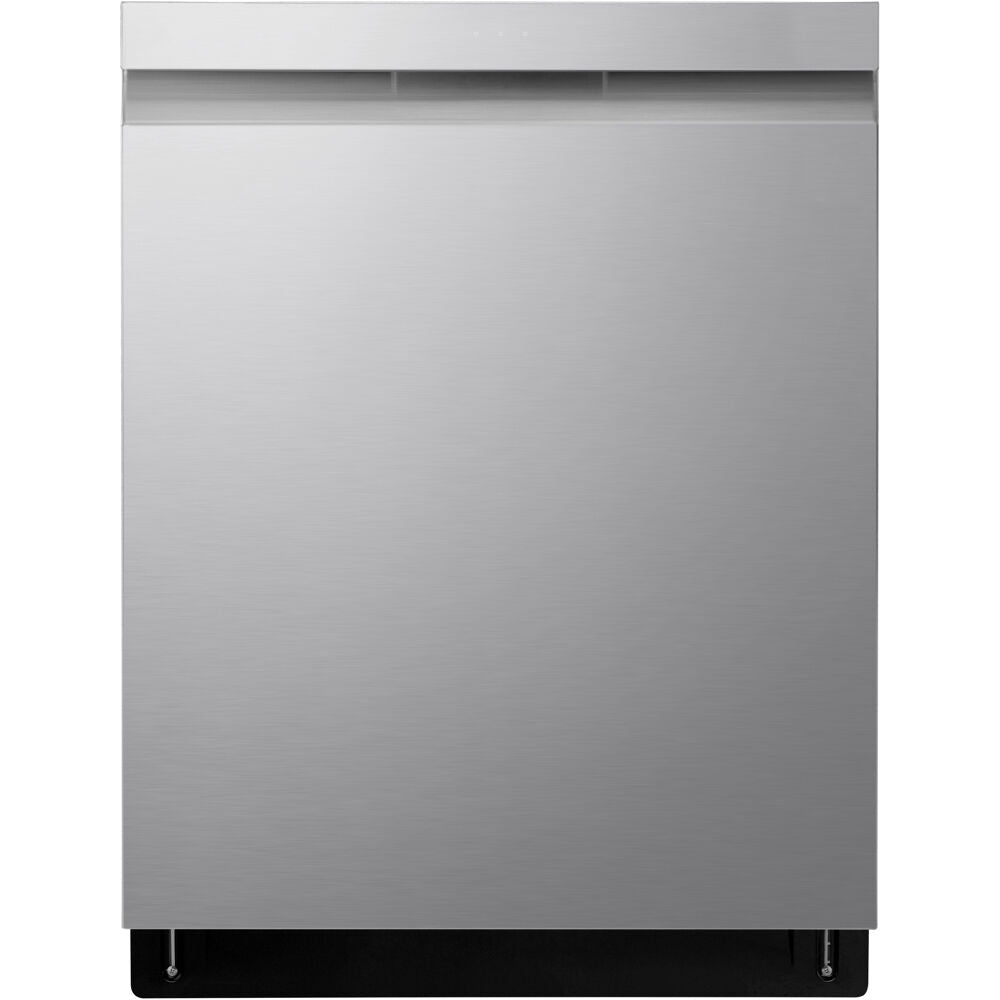 LG - 24" Top Ctrl Dishwasher, 44 dBA, 3rd Rack, TrueSteam, ThinQ - LDP6810SS