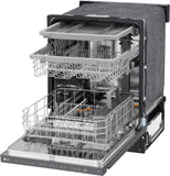 LG - 24" Top Control Dishwasher, 46dB, Hidden Count Down Timer, 3rd Rack - LDPH5554D
