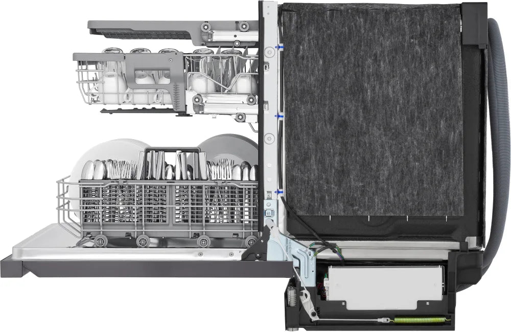 LG - 24" Top Control Dishwasher, 46dB, Hidden Count Down Timer, 3rd Rack - LDPH5554D