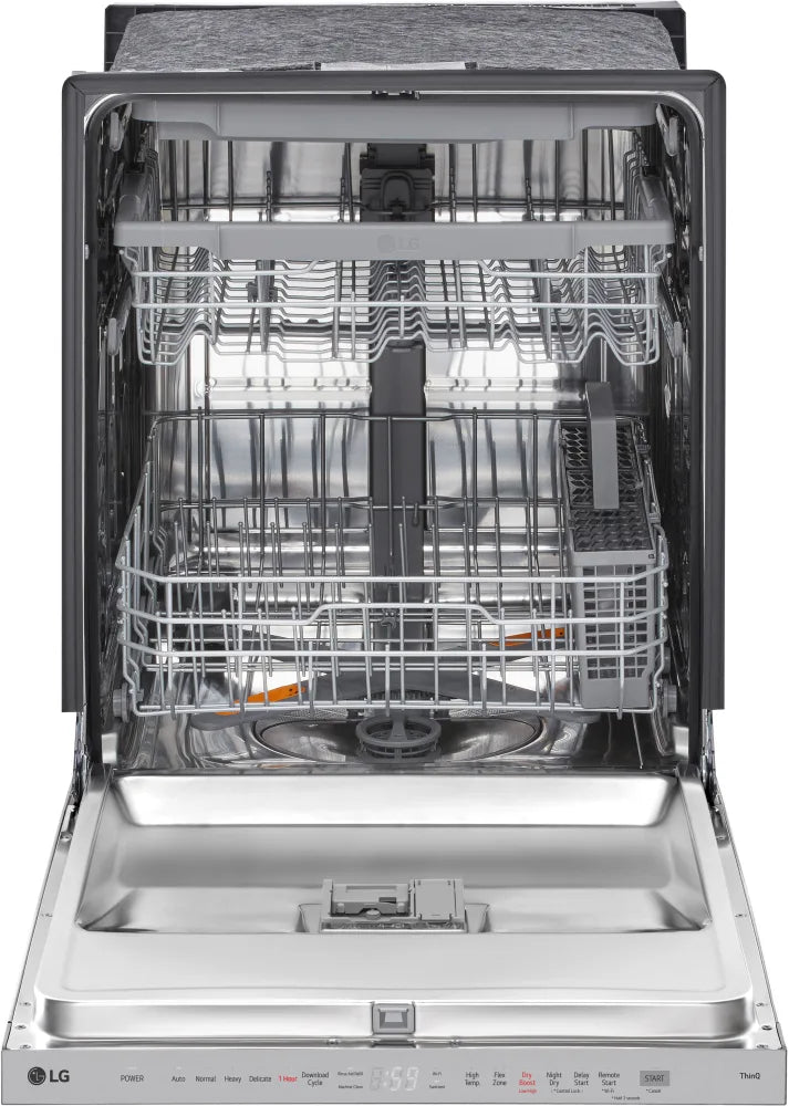 LG - 24" Top Control Dishwasher, 46dB, Hidden Count Down Timer, Dynamic Dry - LDPH5554S