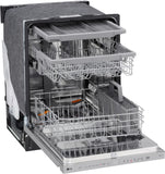 LG - 24" Top Control Dishwasher, 46dB, Hidden Count Down Timer, Dynamic Dry - LDPH5554S