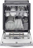 LG - 24" Top Control Dishwasher, 46 dbA, TrueSteam, Smart Wi-Fi, 3rd Rack - LDTS5552S