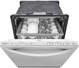 LG - 24" Top Control Dishwasher, 46 dbA, TrueSteam, Smart Wi-Fi, 3rd Rack - LDTS5552S