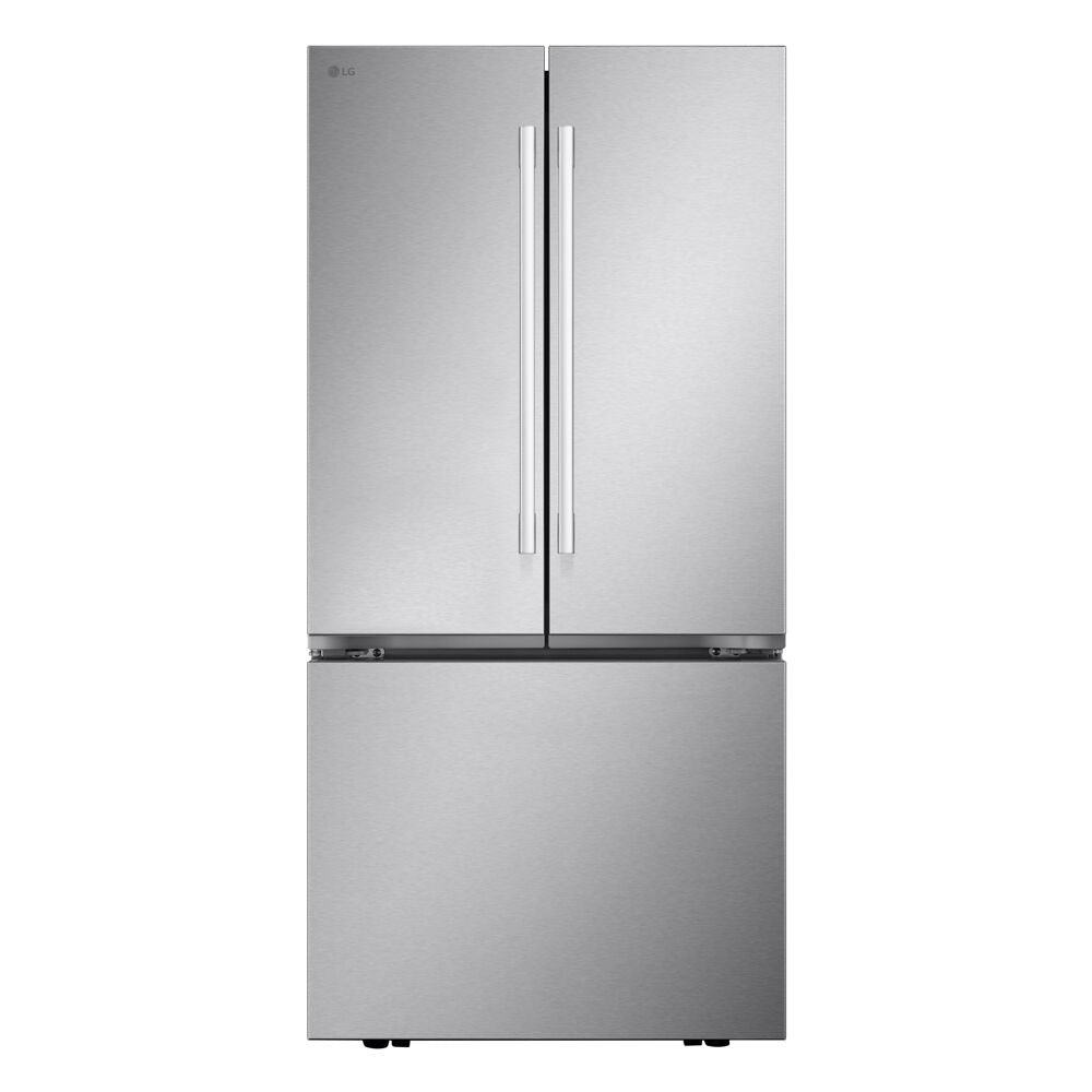 LG - 21 CF Counter Depth Max French Door, 33" Wide,Non Dispense,Hybrid Handle - LF21G6201S