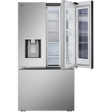 LG - 25 CF Counter Depth Max InstaView DID French Door with Dual Ice - LF26C6360S