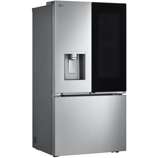 LG - 25 CF Counter Depth Max InstaView DID French Door with Dual Ice - LF26C6360S
