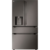 LG - 29 CF 4-Door French Door Refrigerator, Full Convert Drawer, Dual Handle - LF29H8330D