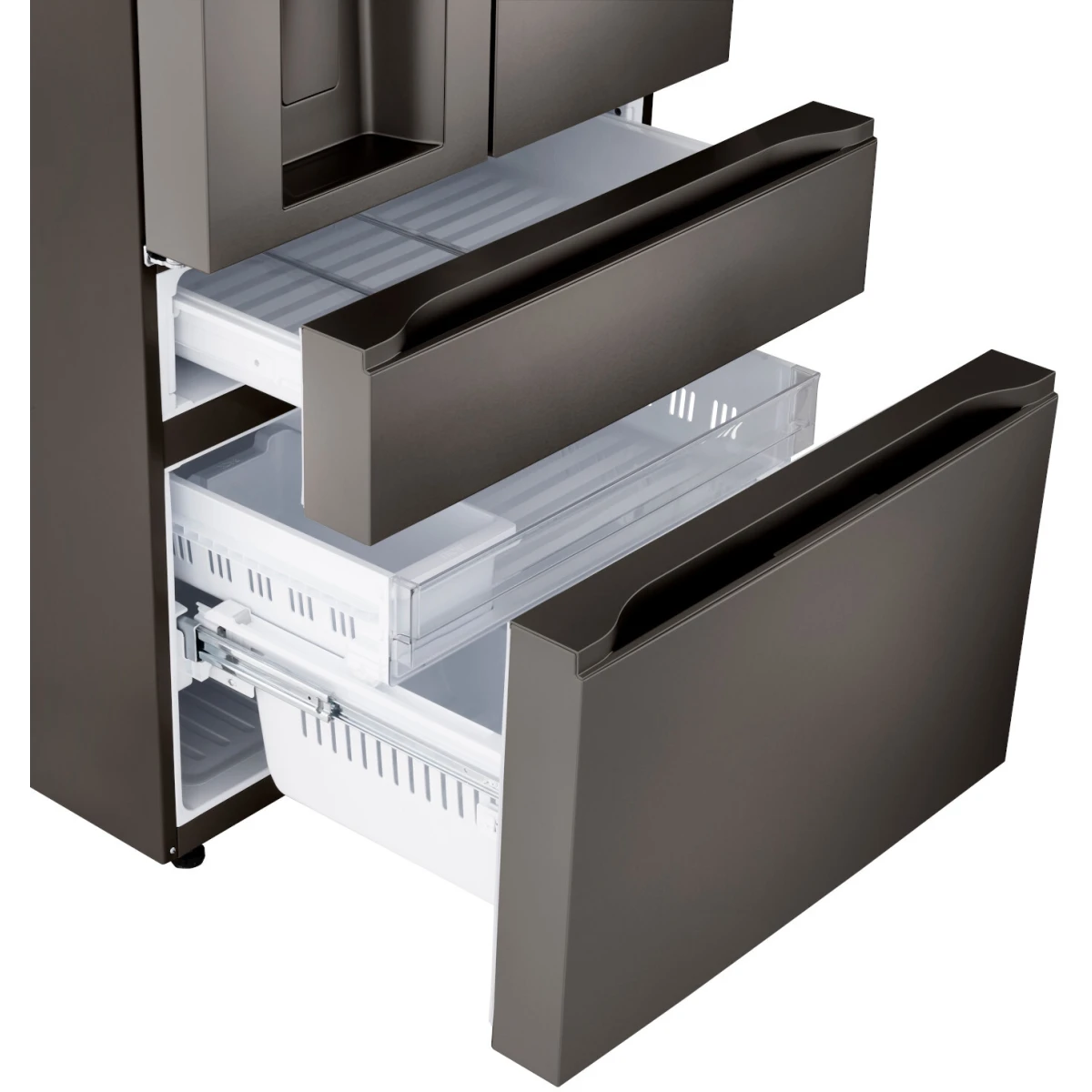 LG - 29 CF 4-Door French Door Refrigerator, Full Convert Drawer,Pocket Handle - LF29S8330D